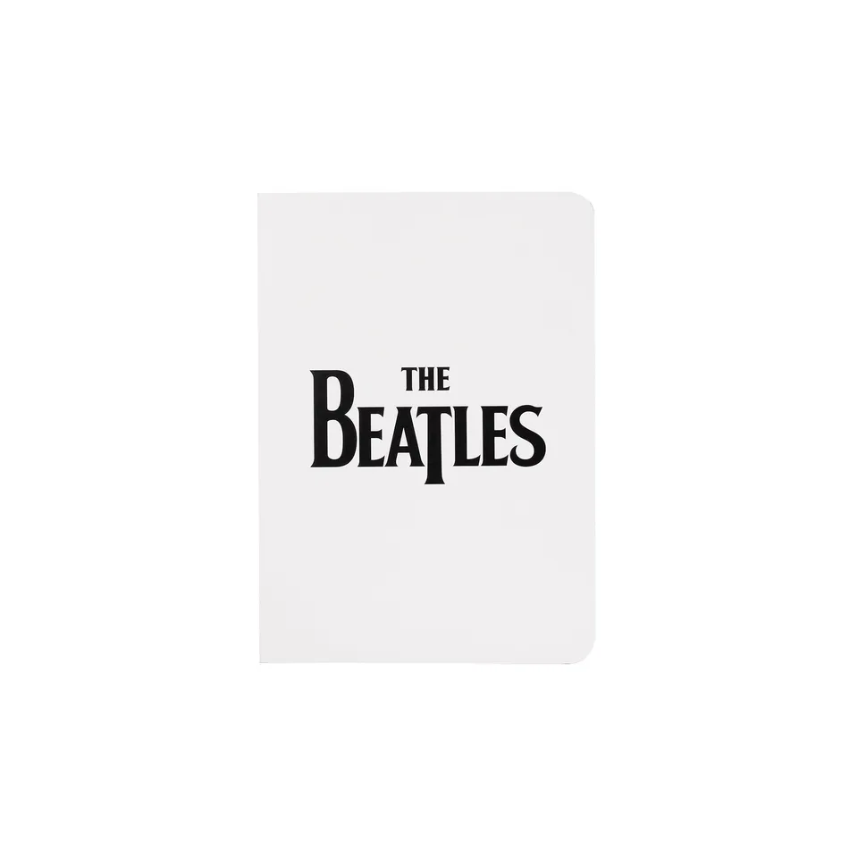 HMB Beatles Logo carnet souple A6 blanc 192 pages