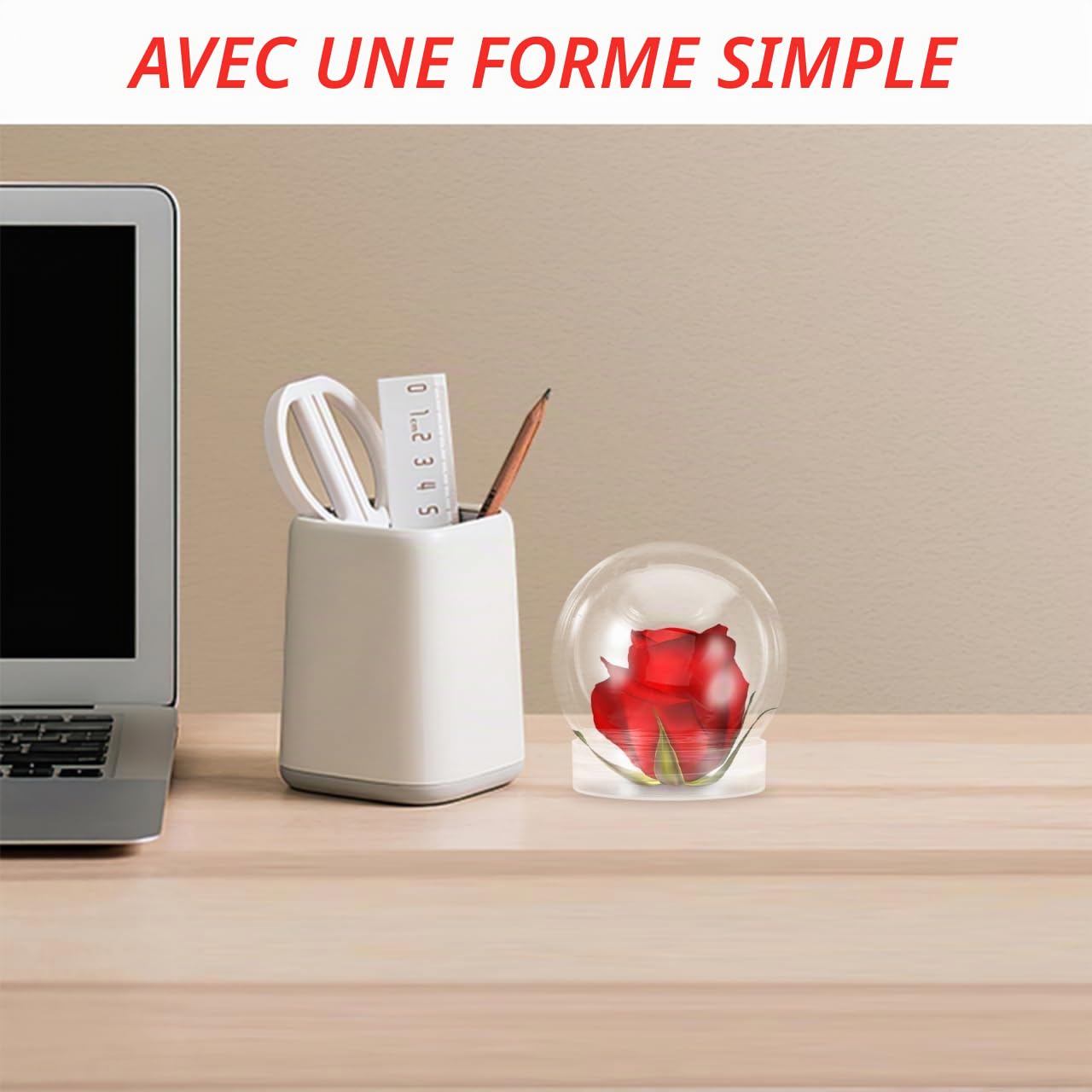 Alipis Boule a Neige DIY globe eau plastique 8x 7 cm
