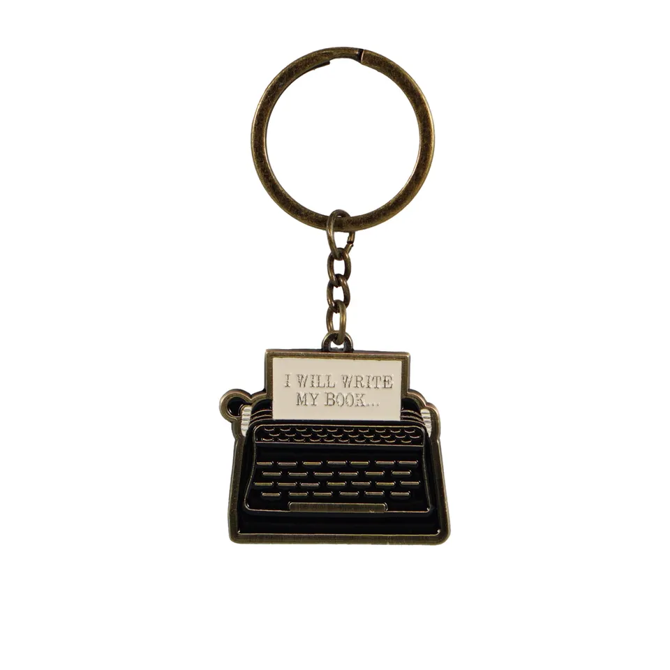Pulteney Press I Will Write porte-clés métal noir
