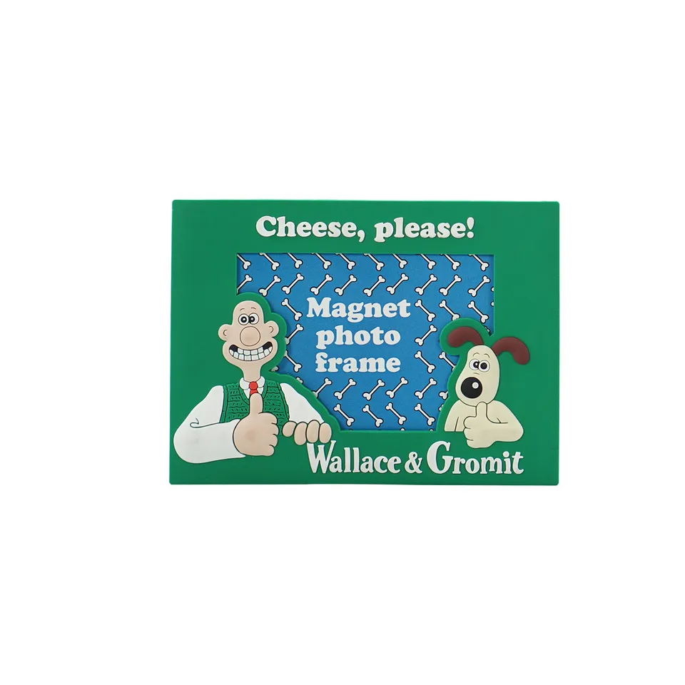 Wallace & Gromit magnet cadre photo vert