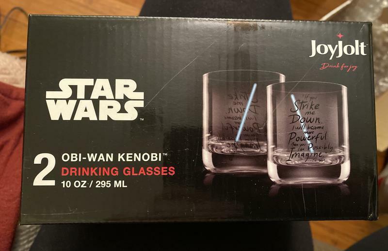 JoyJolt Star Wars Luke verre 44 cl lot de 2 sabre laser