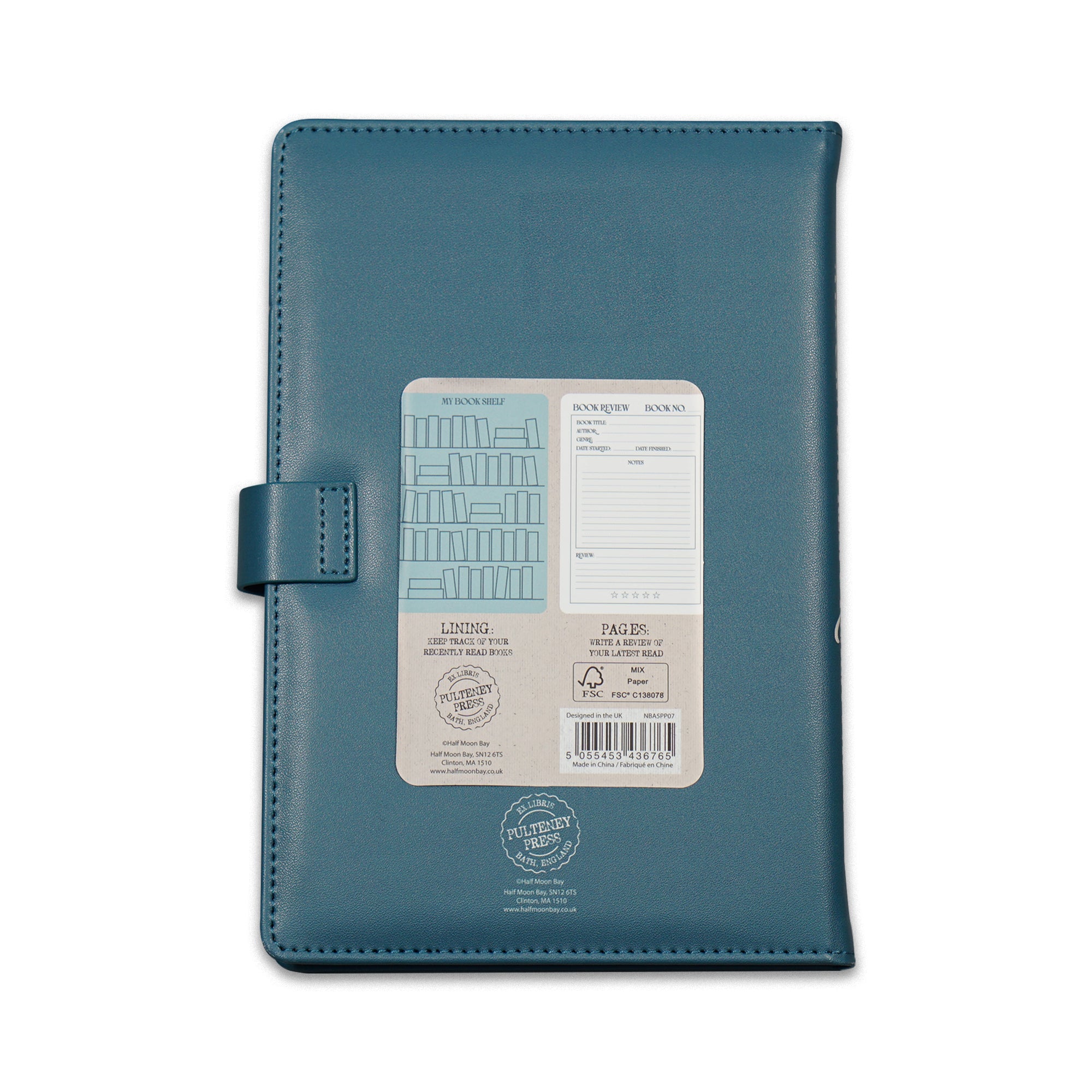 Pulteney Press NBA5PP07 carnet lecture A5 bleu