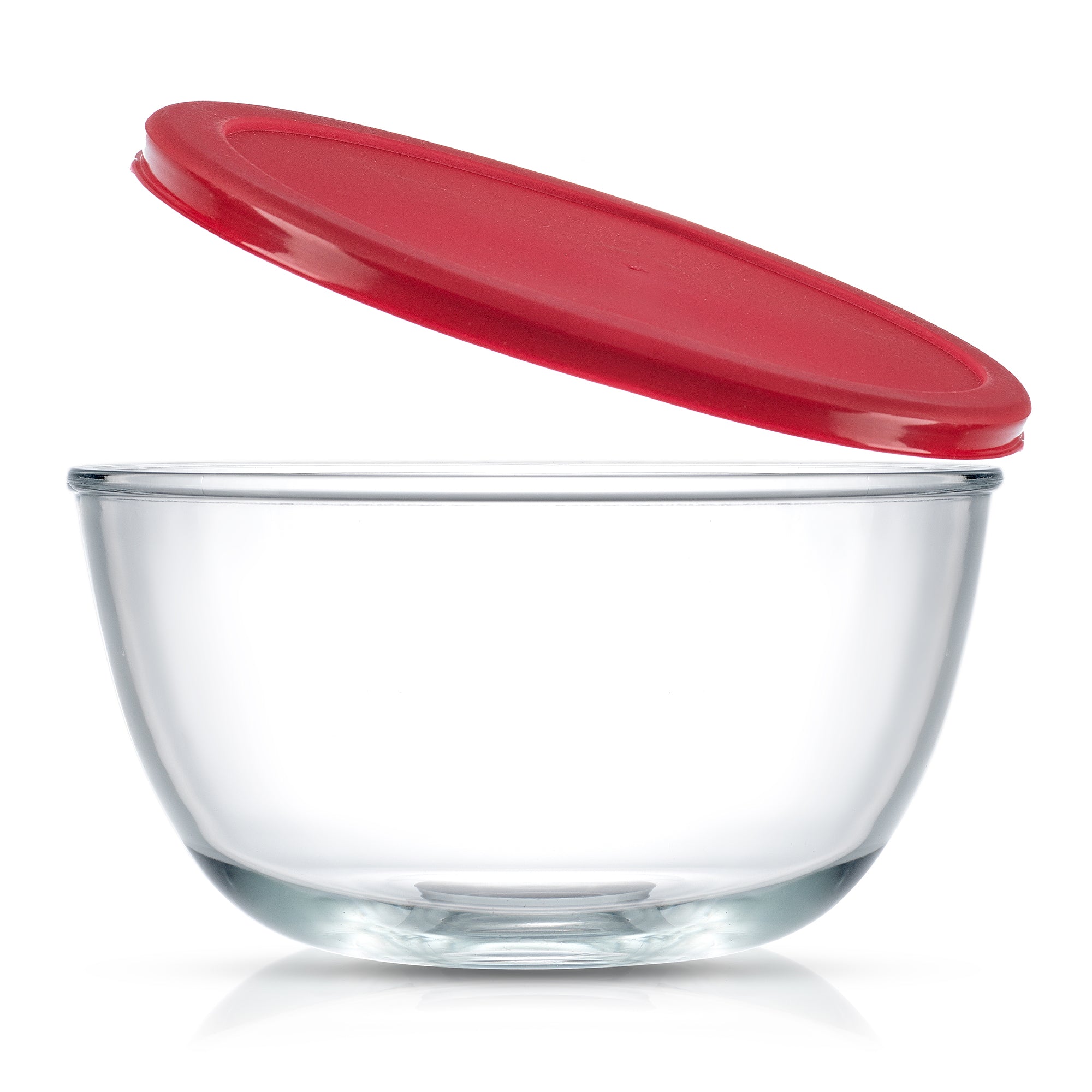 JoyJolt JoyFul saladiers verre lot 4 avec couvercles