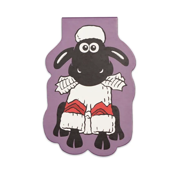 Wallace et Gromit Shaun carnet de poche violet