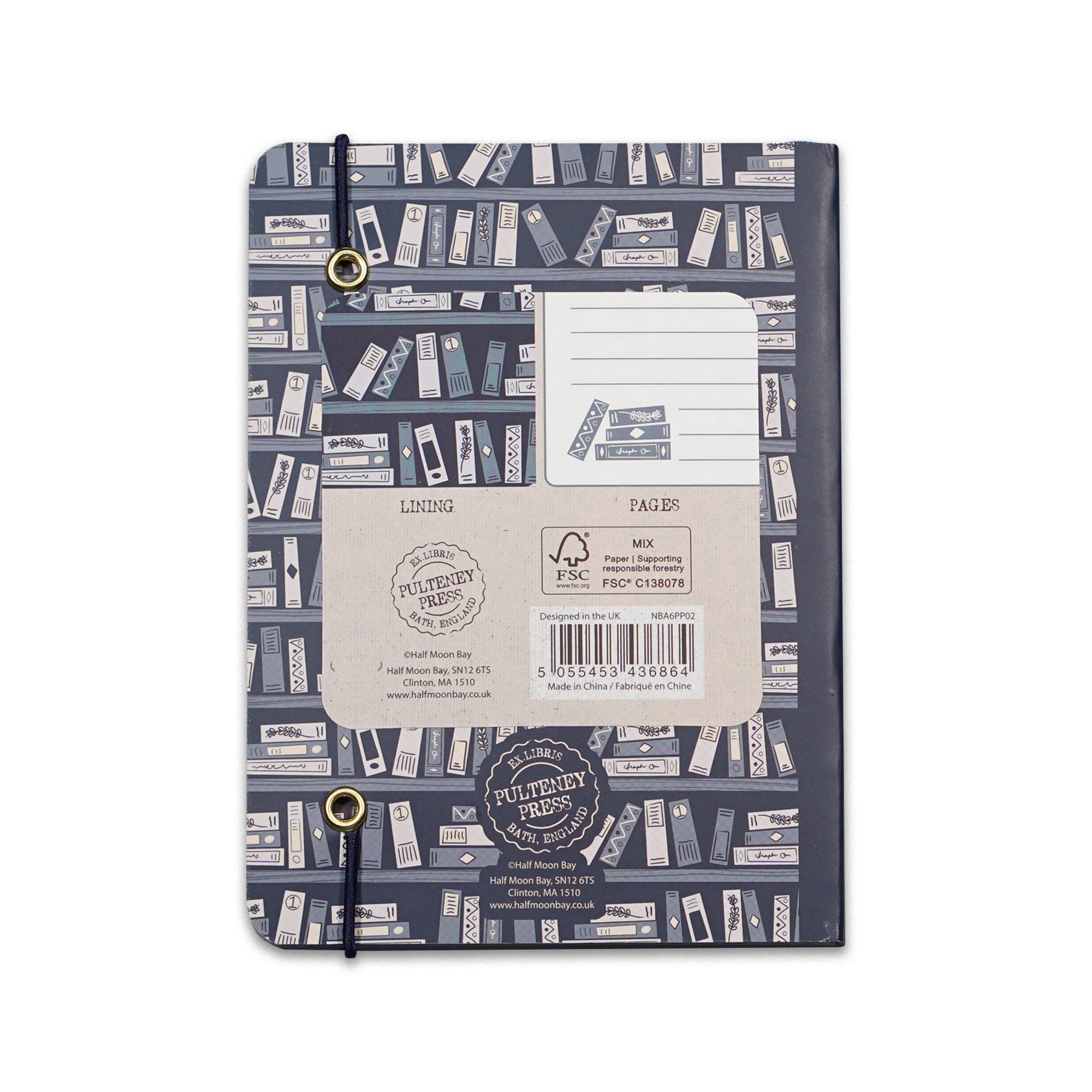 Pulteney Press Good Day carnet A6 bleu souple