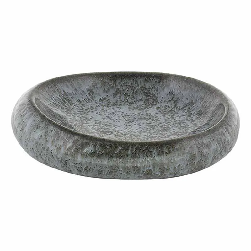 Artis Blue Pearl bol ovale céramique 23x17 cm bleu