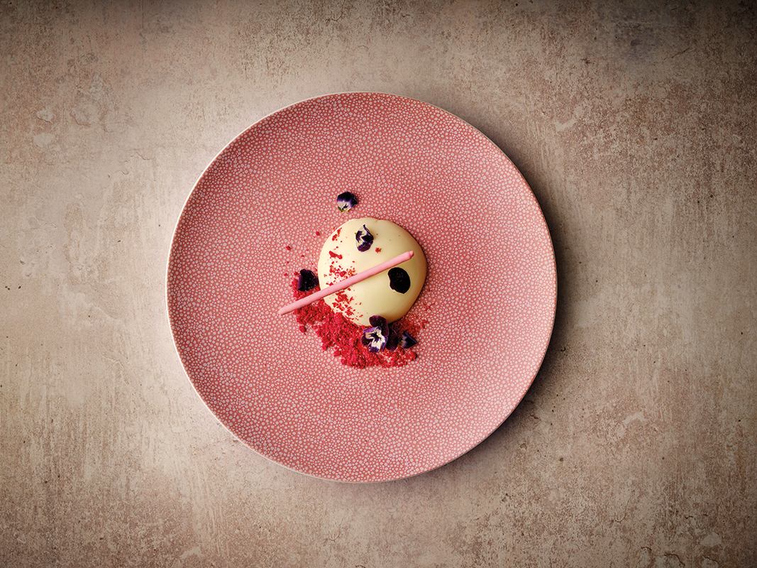 Artis Purity Pearls Pink assiette plate 27 cm rose
