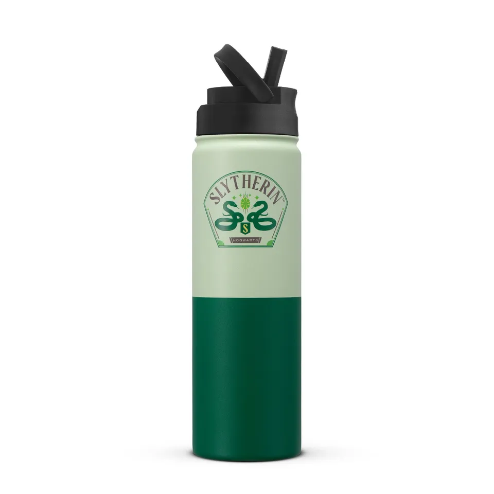 JoyJolt Harry Potter Slytherin gourde inox 65 cl avec paille