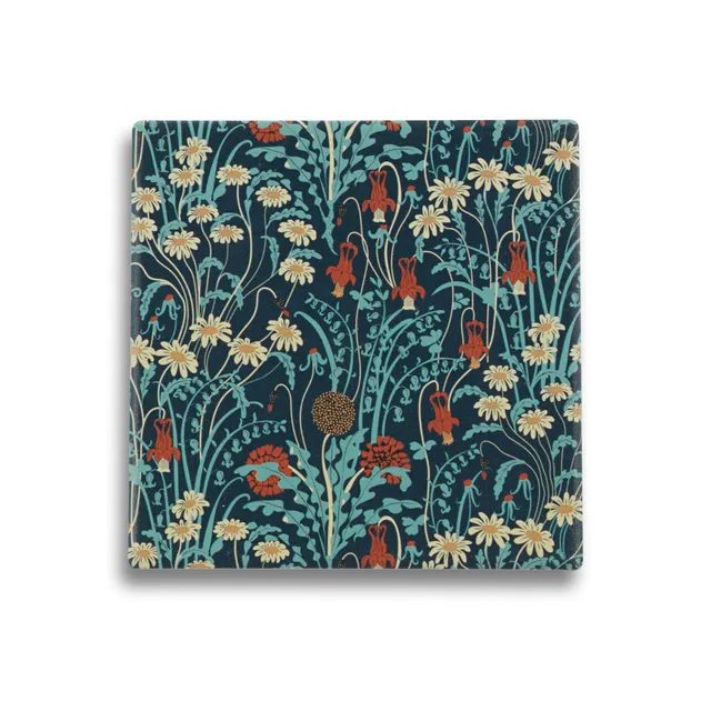 HMB Walter Crane Meadow Flowers sous-verre céramique