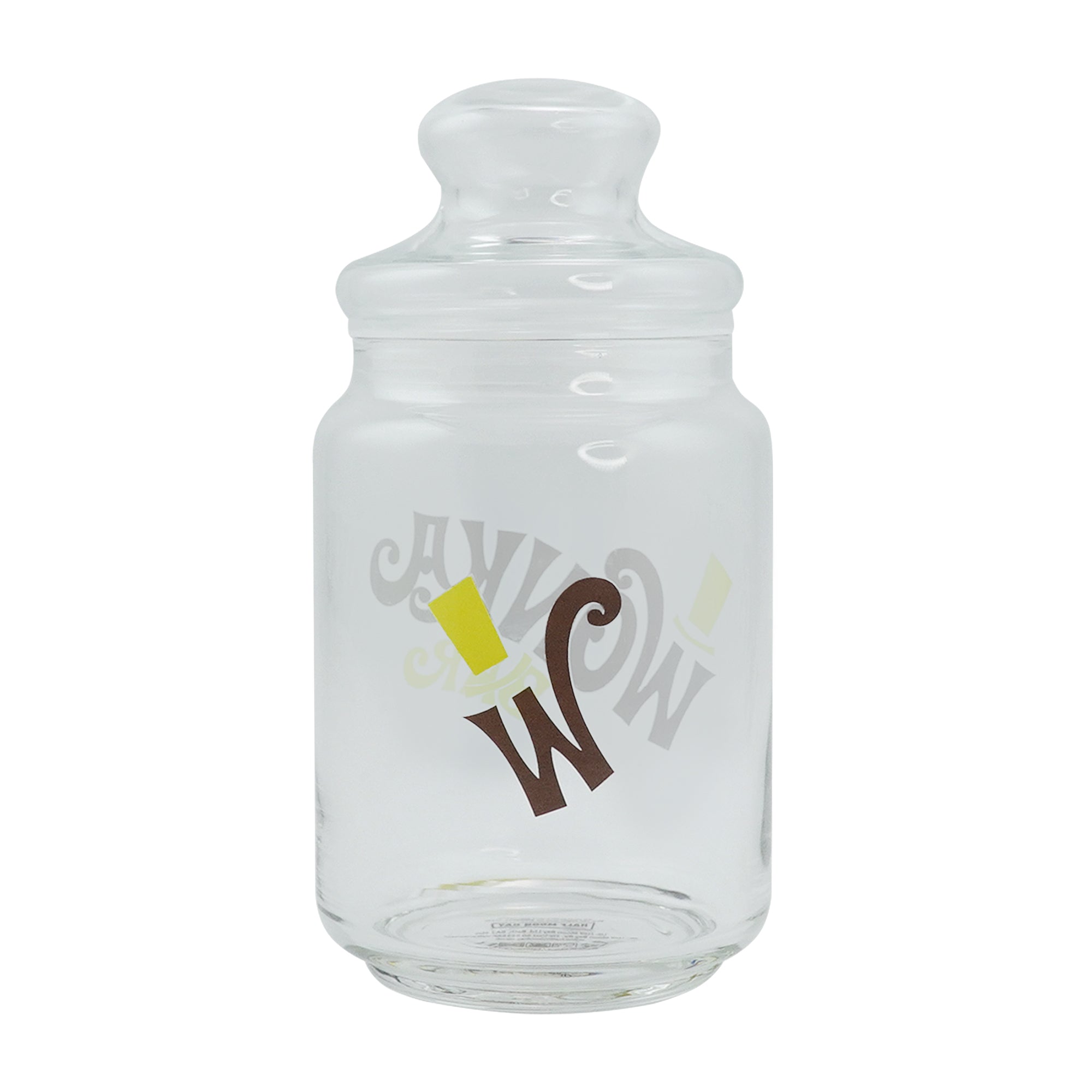 Wonka bocal verre 75 cl couvercle bambou