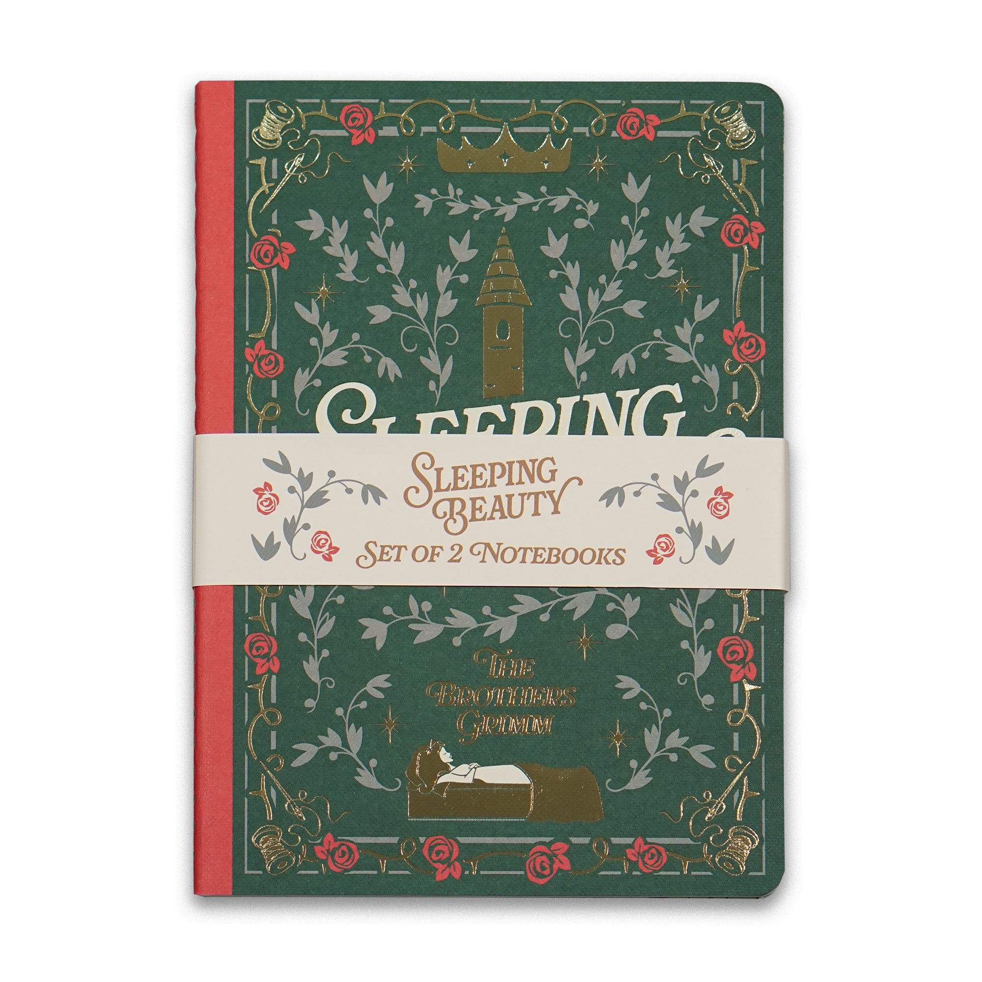 HMB Sleeping Beauty carnets A5 lot de 2 verts