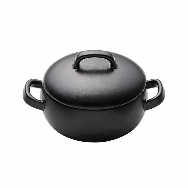 Artis Cosy cocotte avec couvercle noire 15 cm