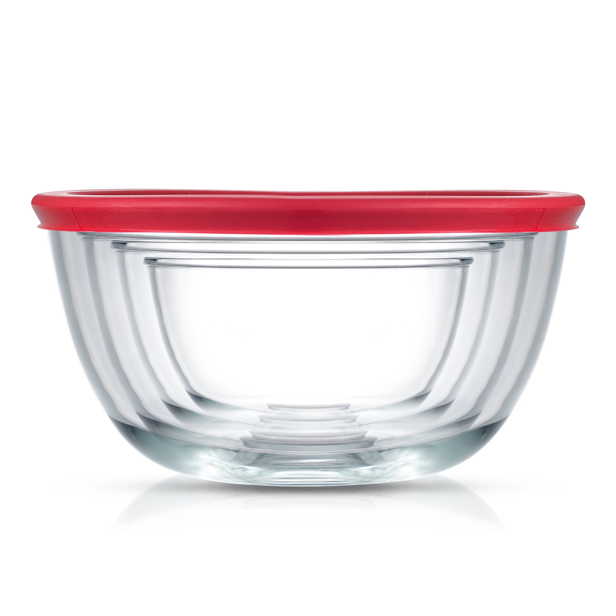 JoyJolt JoyFul saladiers verre lot 4 avec couvercles