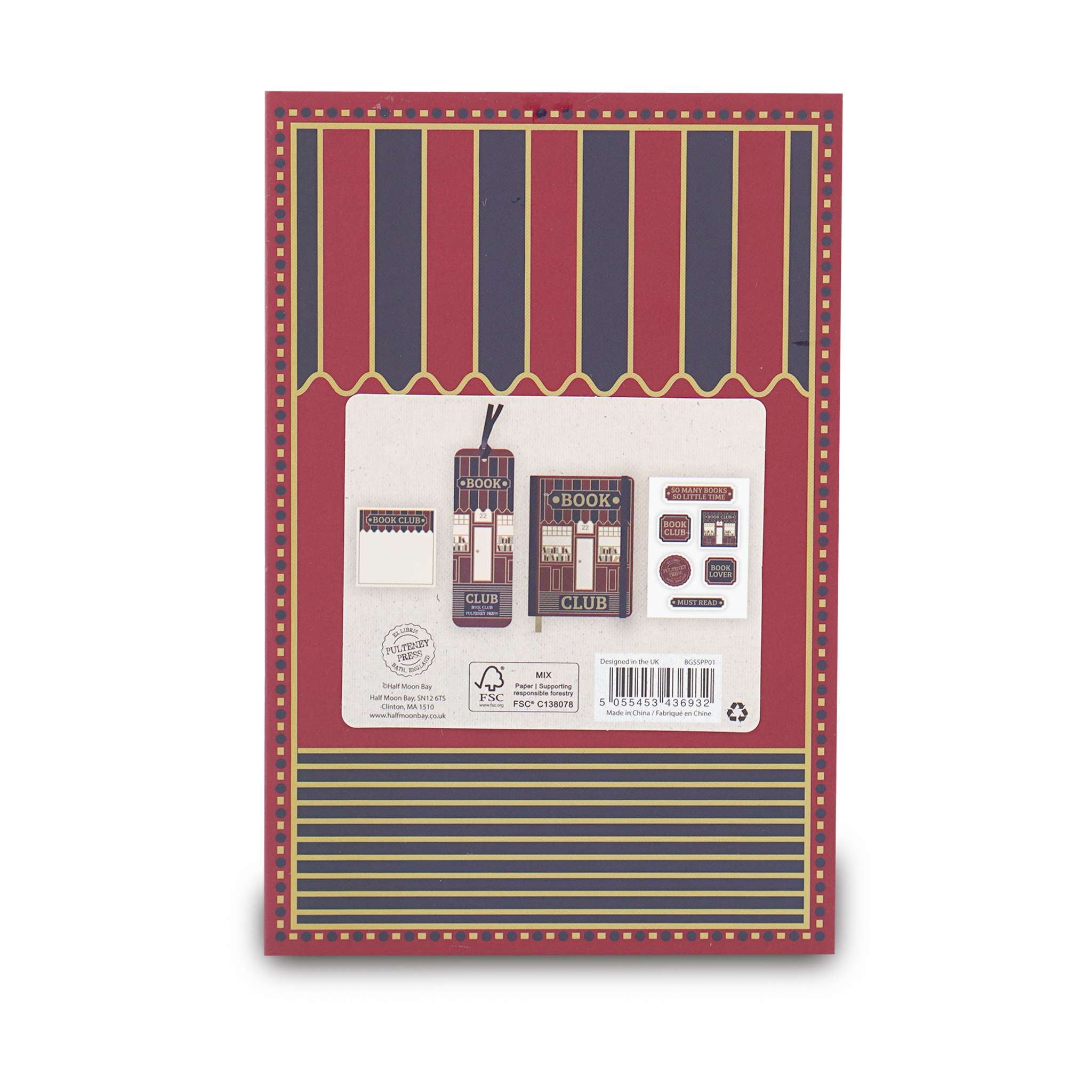 Pulteney Press Book Club coffret papeterie rouge