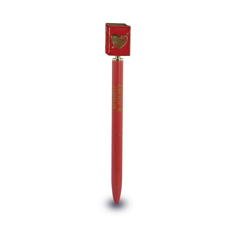 Shakespeare Romeo & Juliet stylo métal rouge