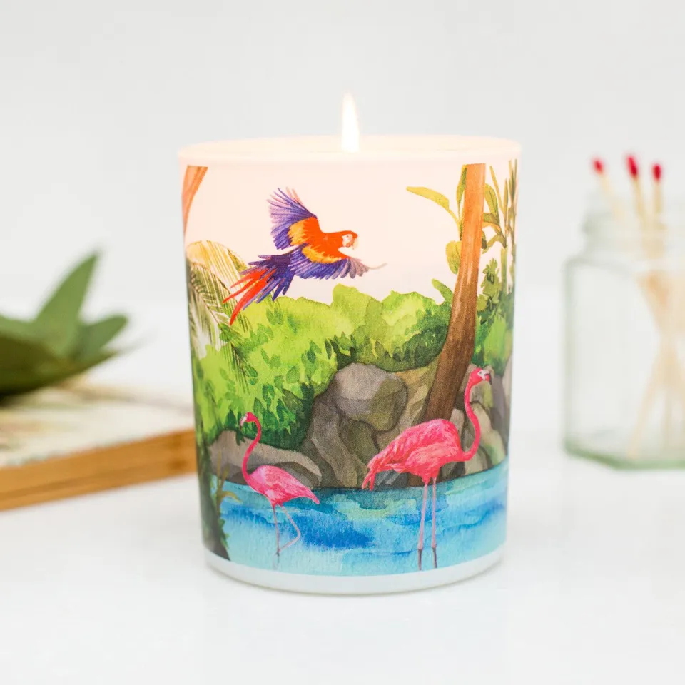 Trouvaille Freshwater bougie soja tropicale jasmin revigorante
