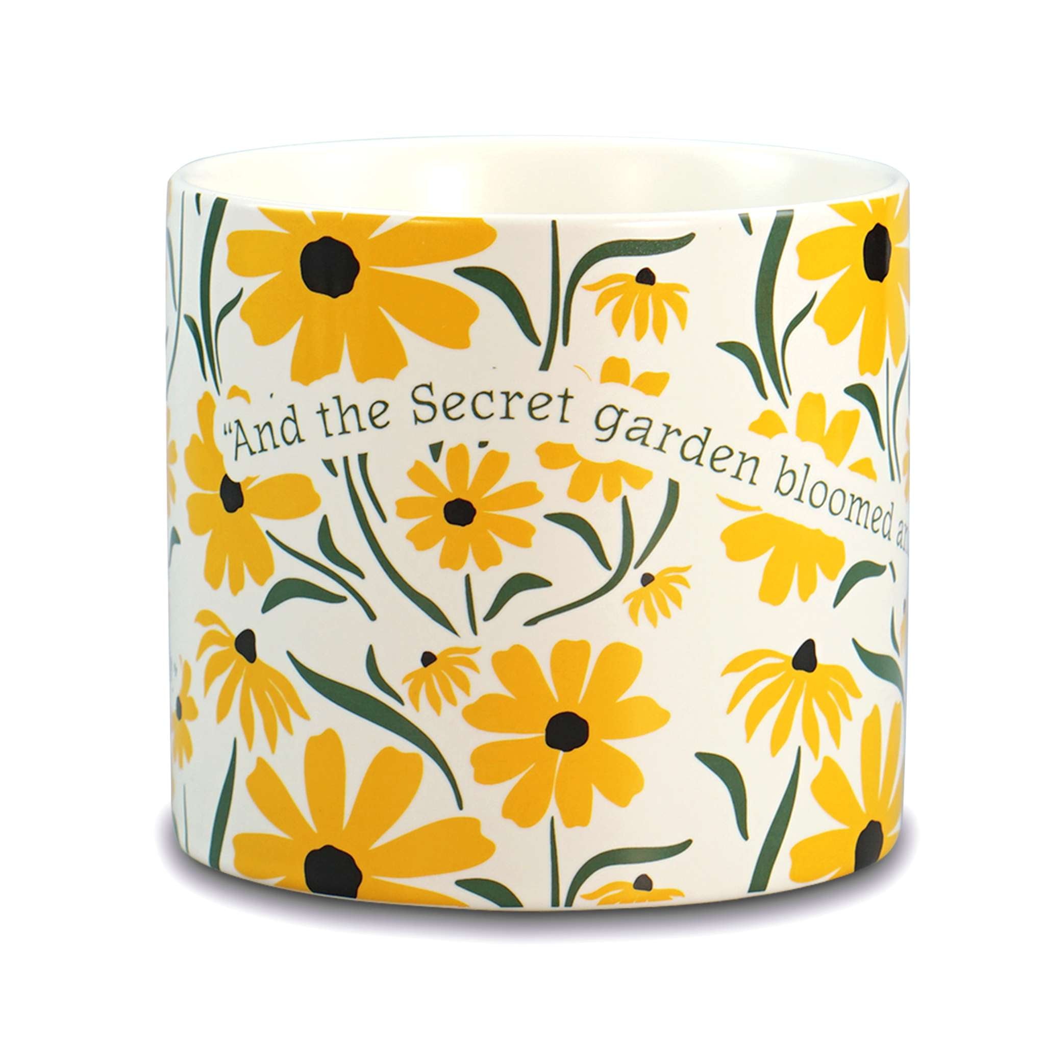 The Secret Garden pot céramique 10 cm jaune