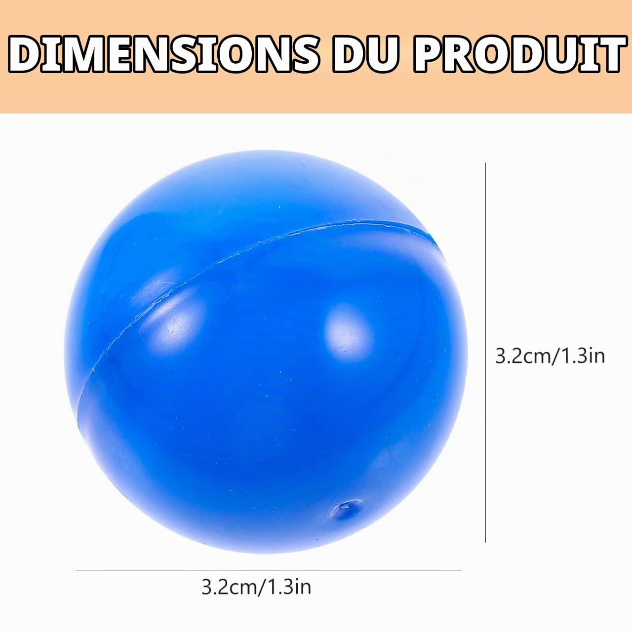 Alipis boules de loterie 32 mm ouvrables lot de 100
