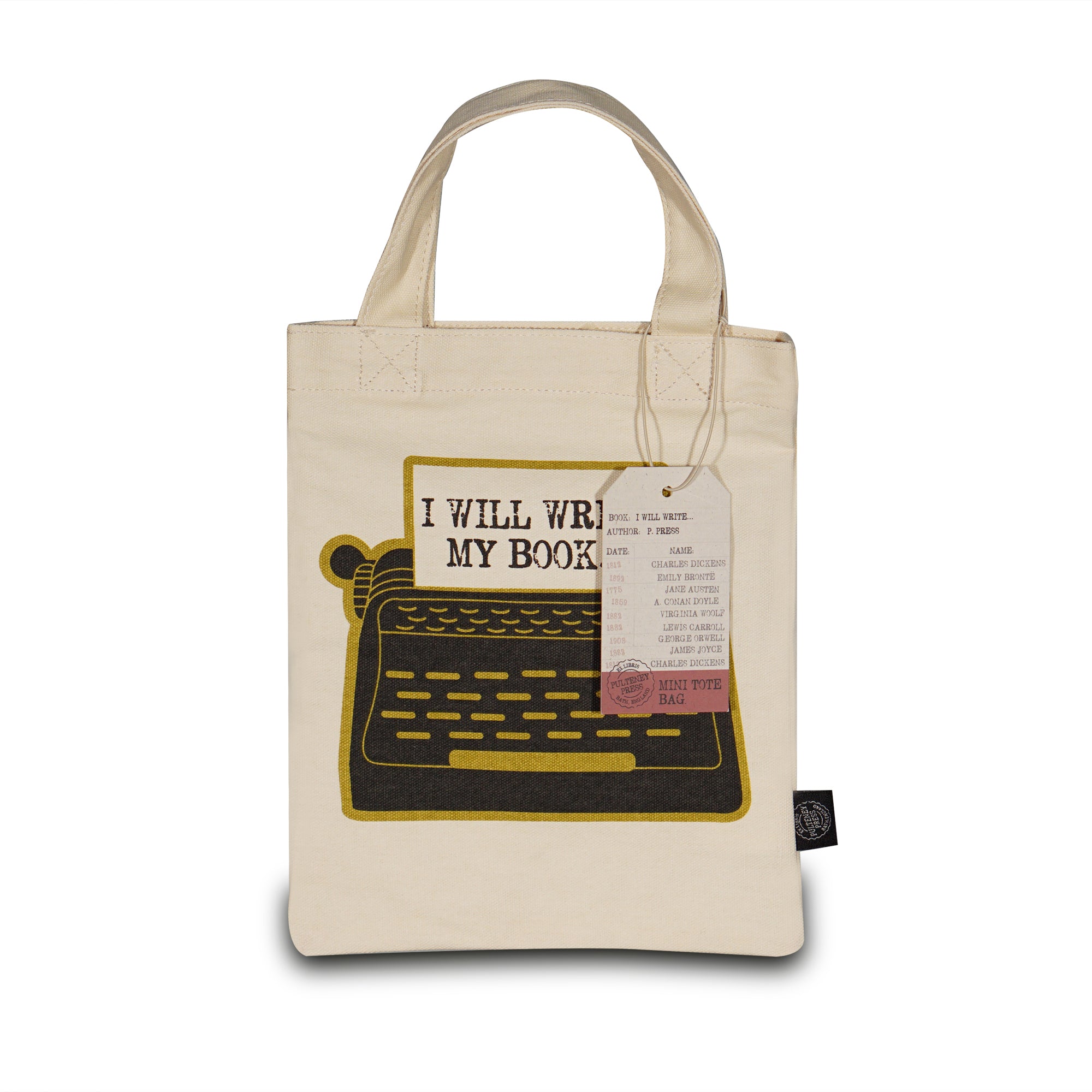 HMB Pulteney Press petit tote bag coton crème