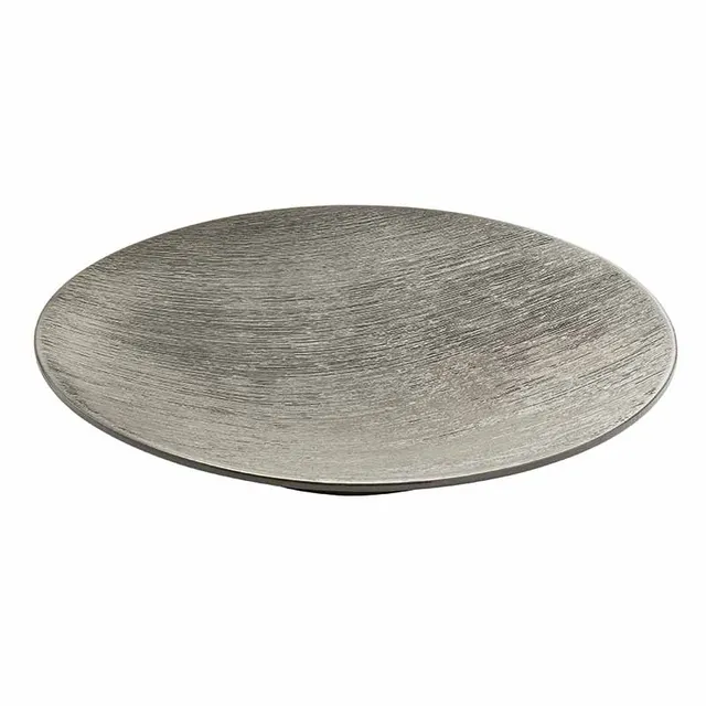 Artis Brush Grey assiette creuse grise 28 cm