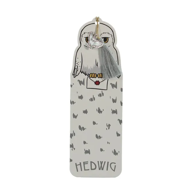 Harry Potter Hedwige marque-page carte pompon 18 cm