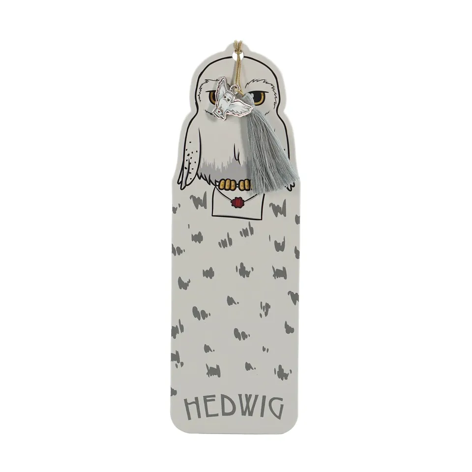 Harry Potter Hedwige marque-page carte pompon 18 cm