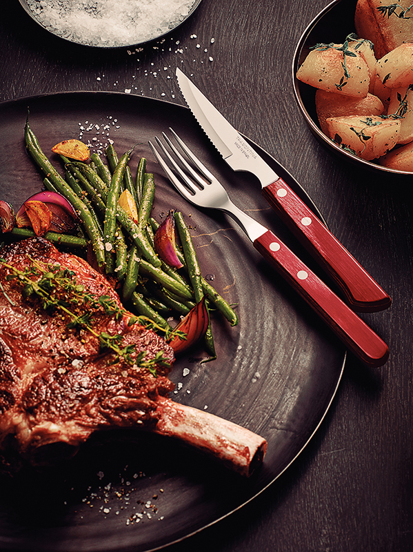 Artis Basic Tavola couteau à steak rouge