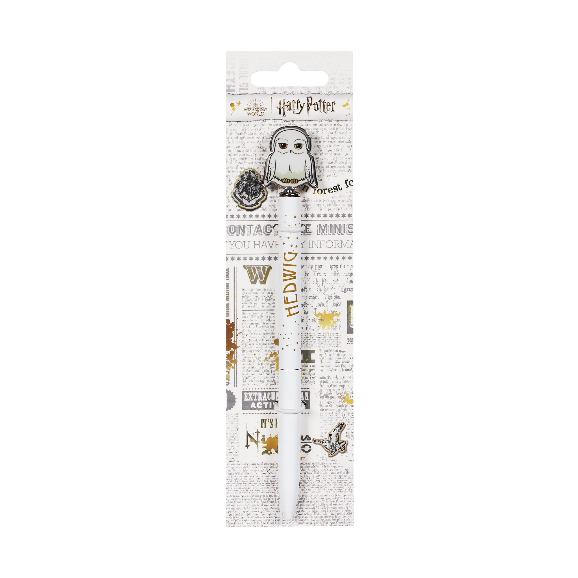 HMB Harry Potter Hedwig stylo métal 2D blanc