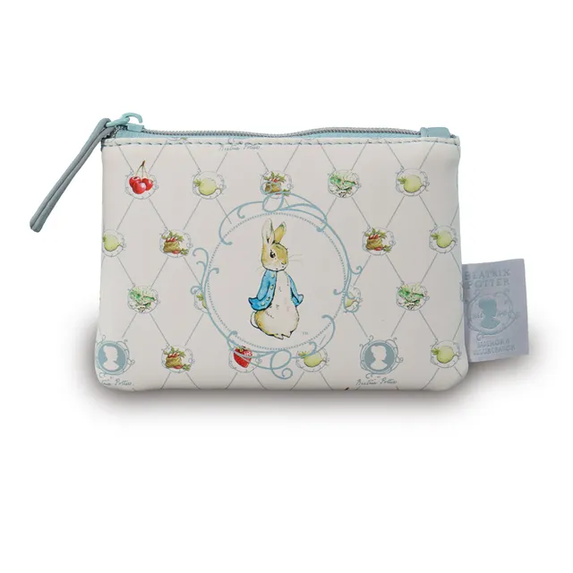 HMB Peter Rabbit porte-monnaie blanc 9x13 cm
