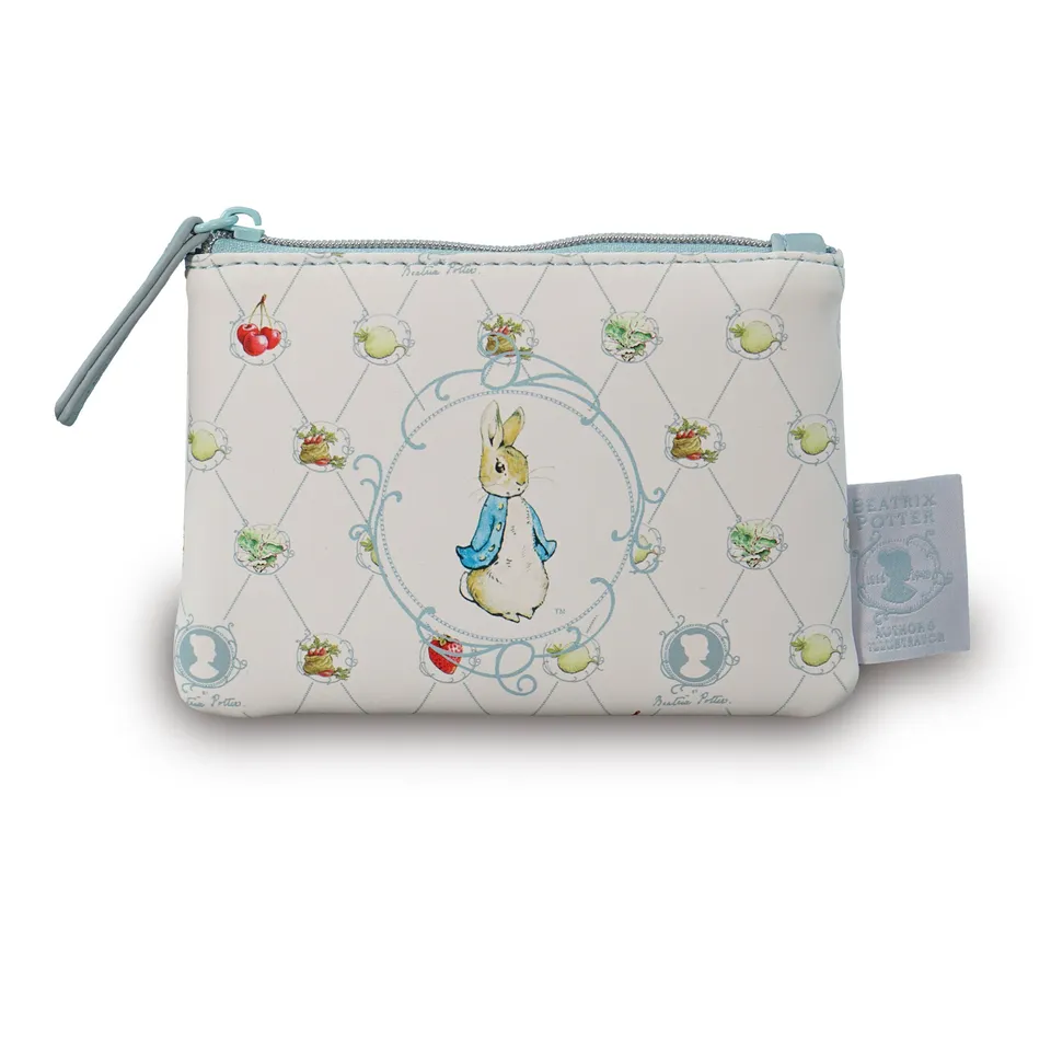 HMB Peter Rabbit porte-monnaie blanc 9x13 cm
