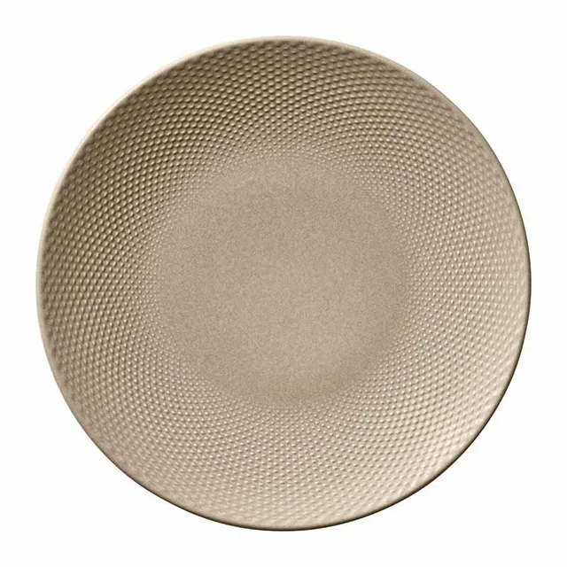 Artis Pine Almond assiette coupe 28 cm amande