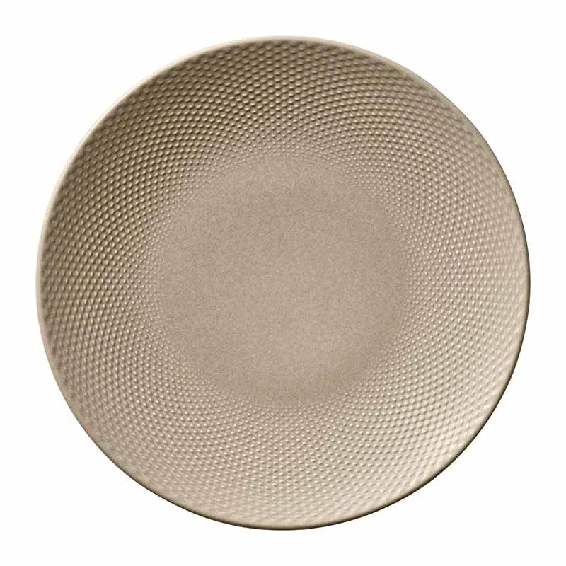 Artis Pine Almond assiette coupe 28 cm amande