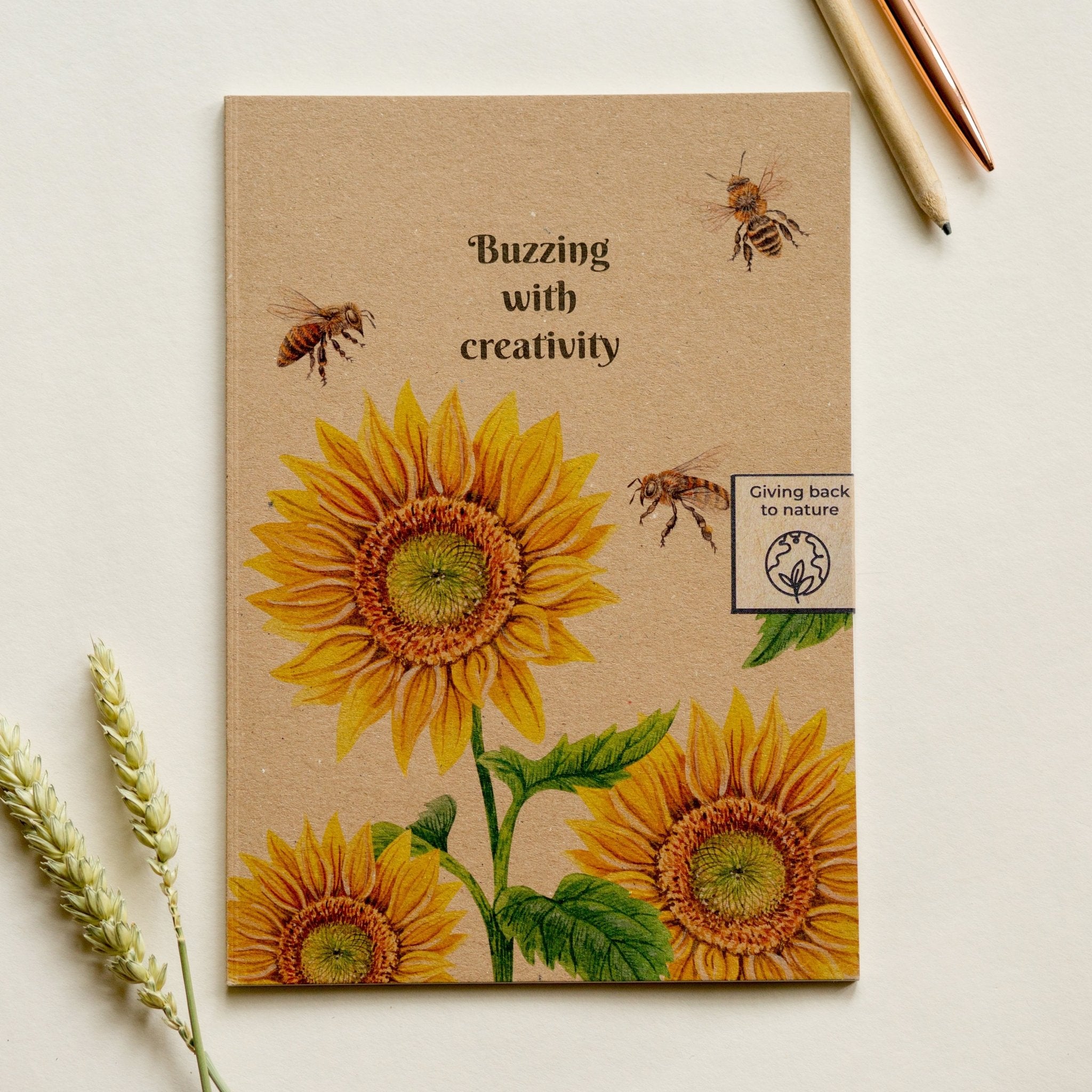 Trouvaille Global carnet papier recyclé A5 illustré