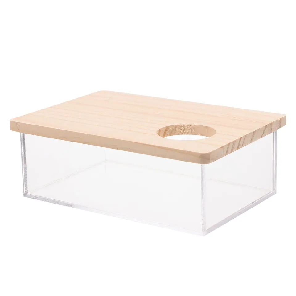 Alipis bassine hamster acrylique transparente 16,5 cm