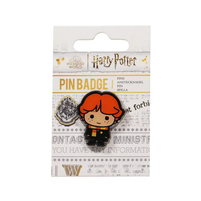 Harry Potter Ron Weasley Kawaii pin's orange émail