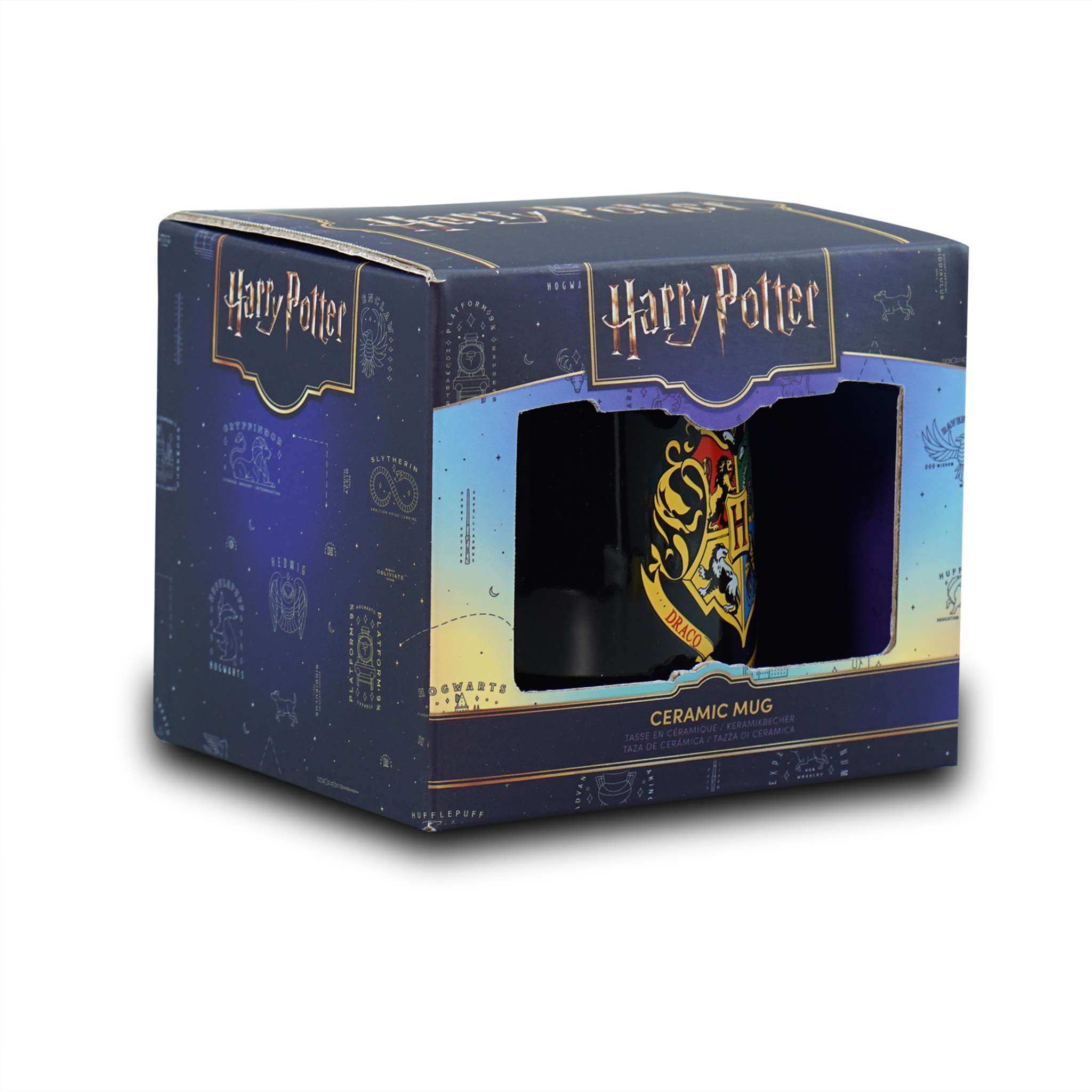 Harry Potter Hogwarts mug ovale noir 37 cl céramique