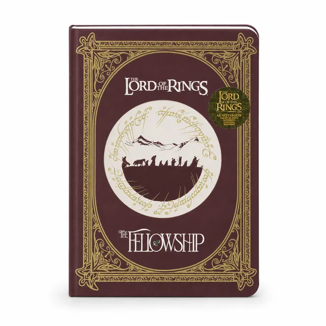 HMB Lord of the Rings carnet A5 Diecut Reveal marron