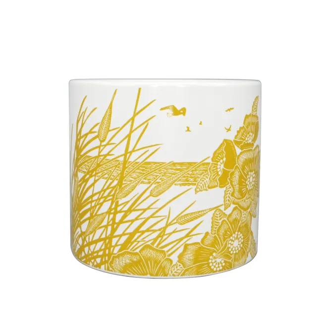 HMB Kate Heiss Mustard pot céramique 10 cm jaune