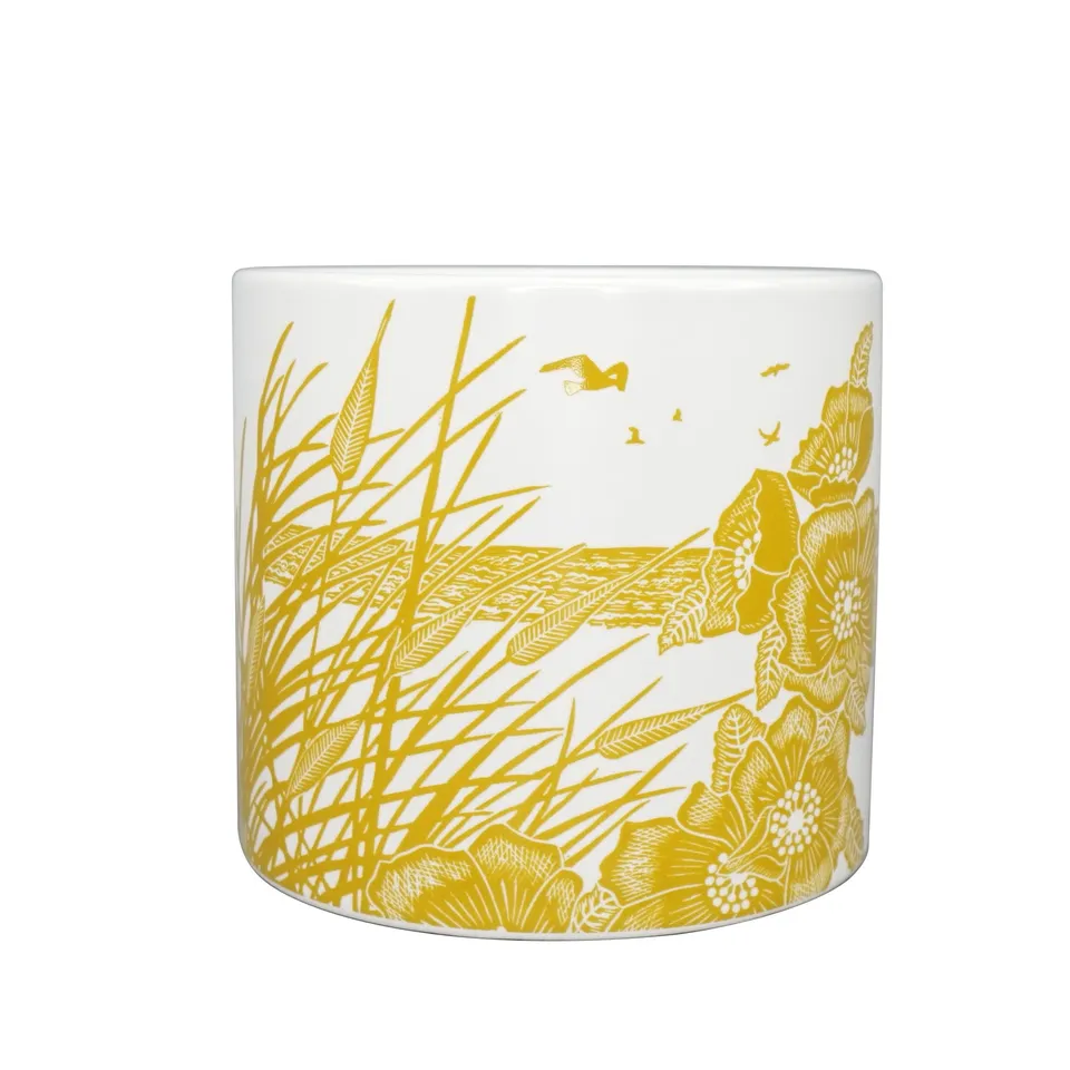 HMB Kate Heiss Mustard pot céramique 10 cm jaune