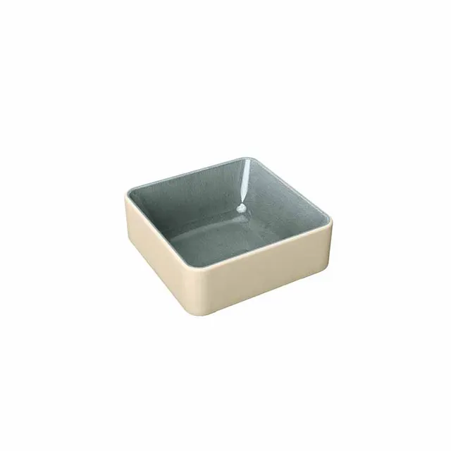 Artis Nara Grey Square bol carré gris 9 cm
