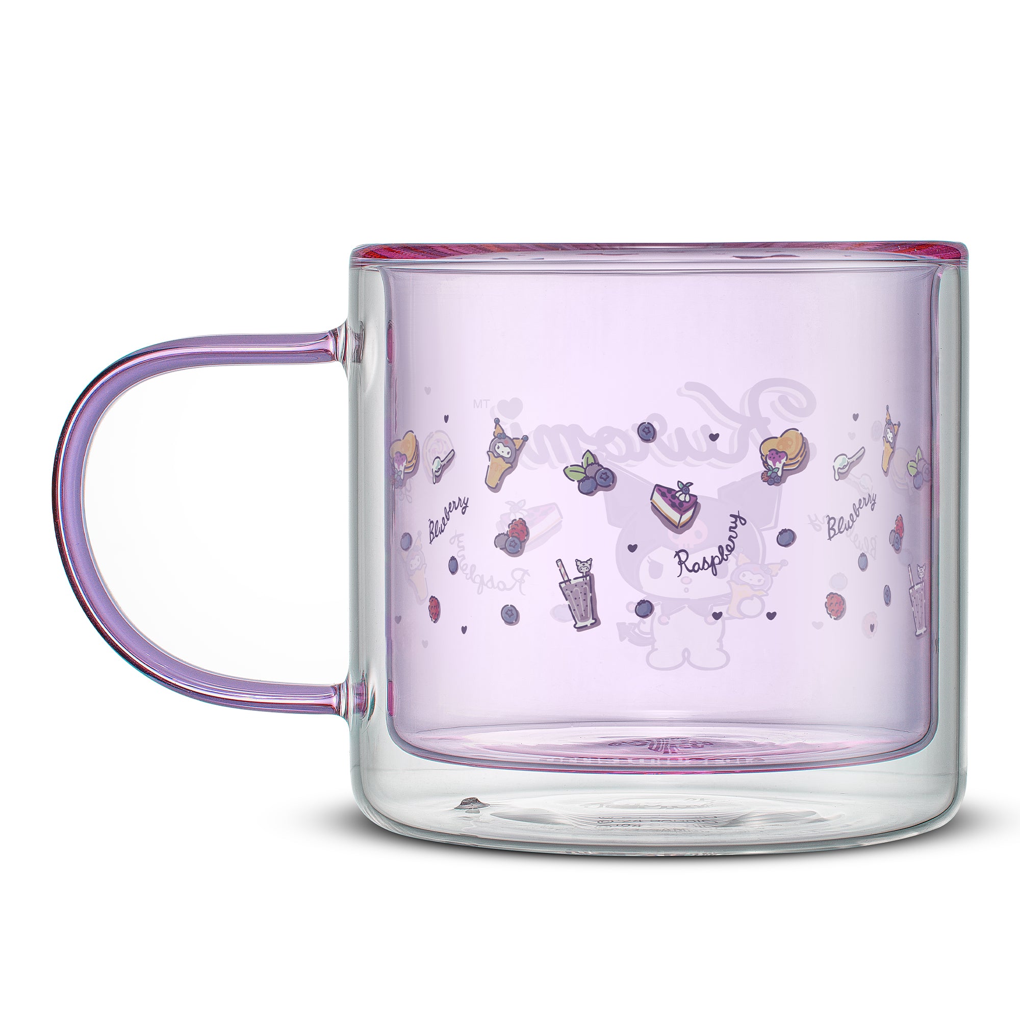 JoyJolt Sanrio Kuromi mug double paroi café 40 cl