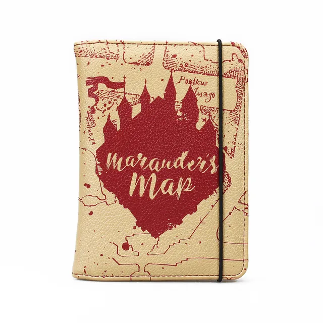 HMB Harry Potter Marauder’s Map porte-passeport cuir vegan
