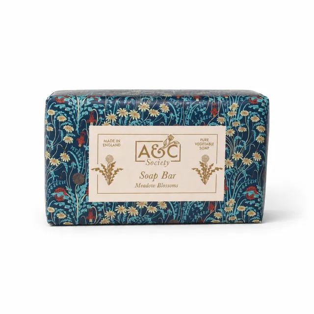 HMB Walter Crane Meadow Flowers savon solide 190 g rose