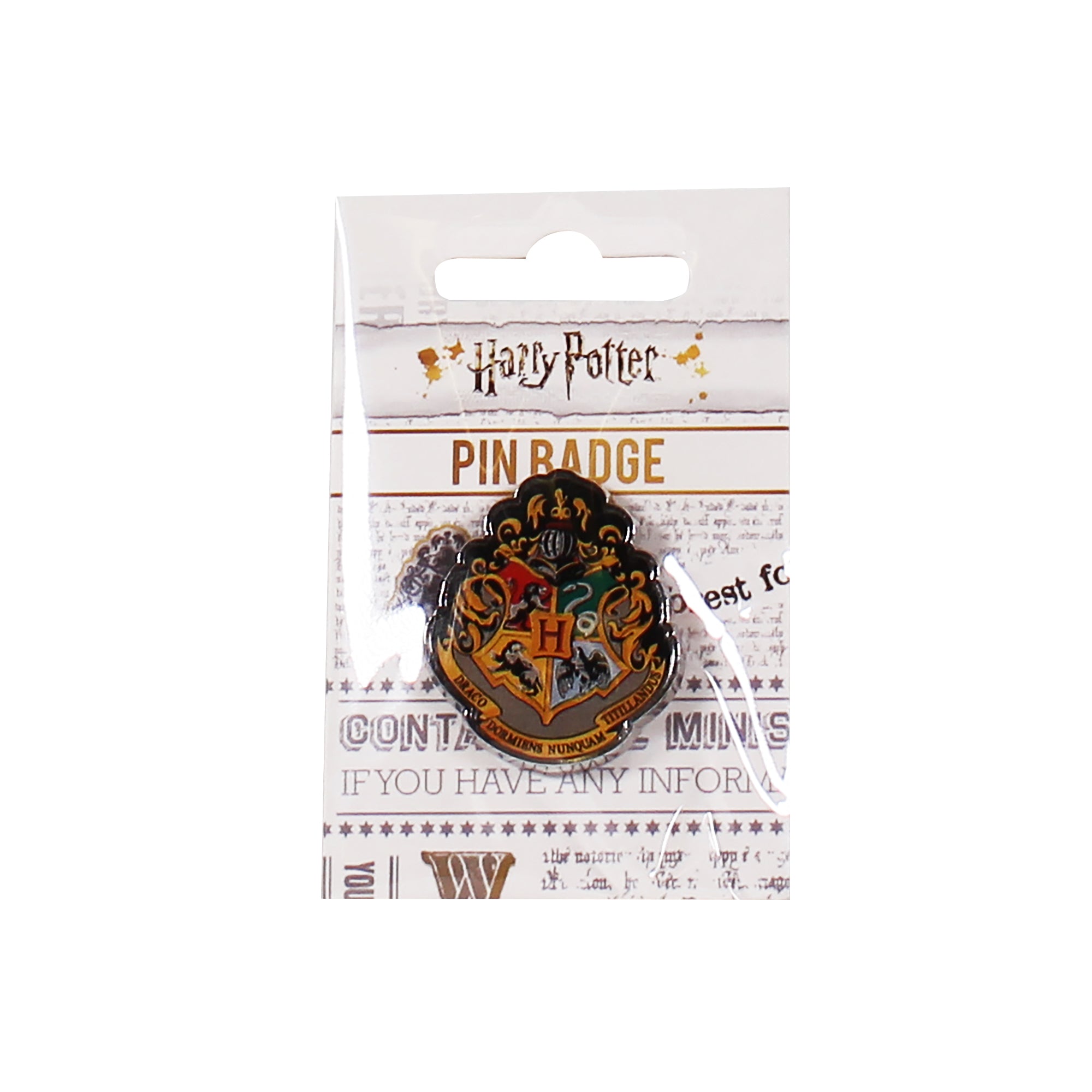 Harry Potter Poudlard pin's émail noir