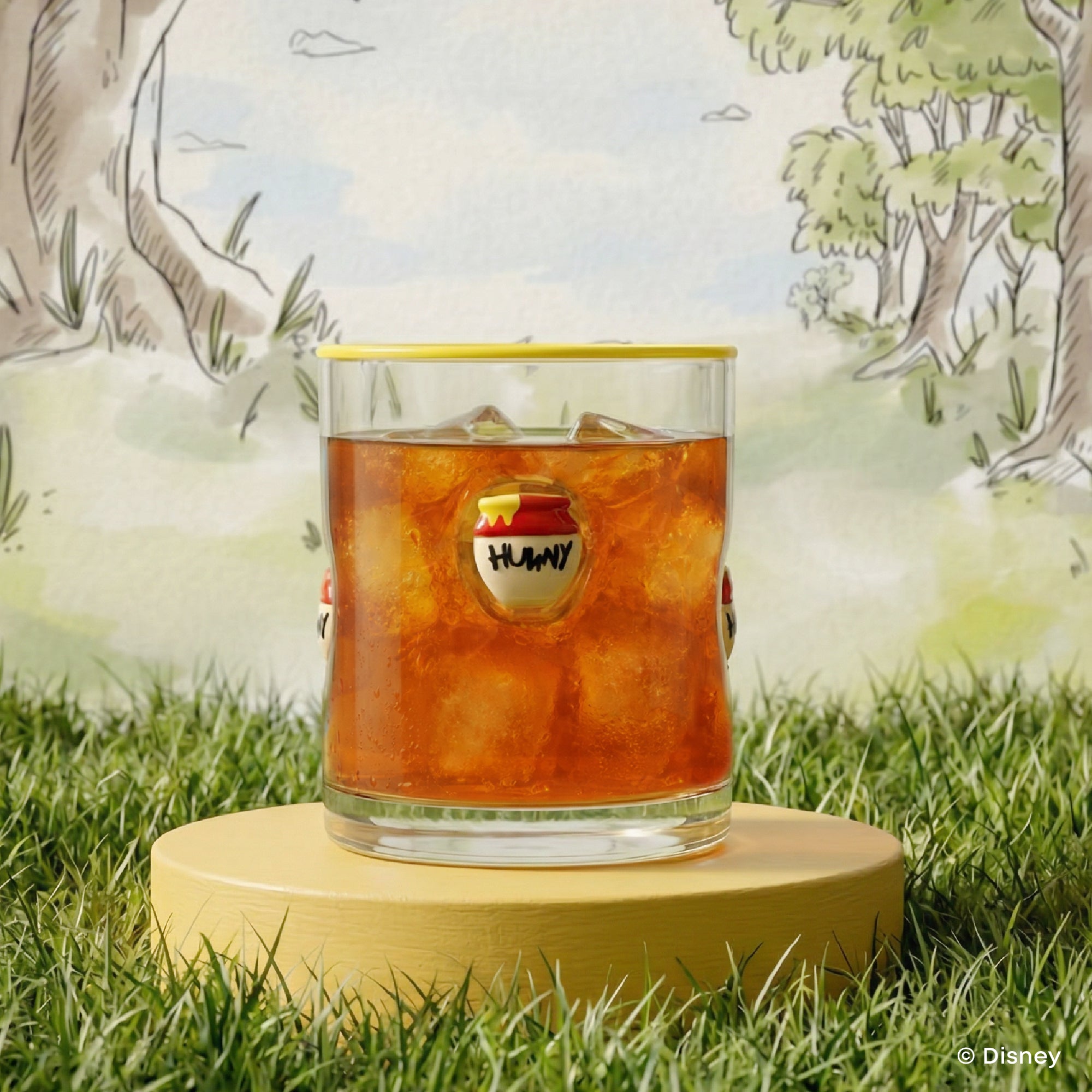 JoyJolt Winnie the Pooh verres jus 40 cl lot 2