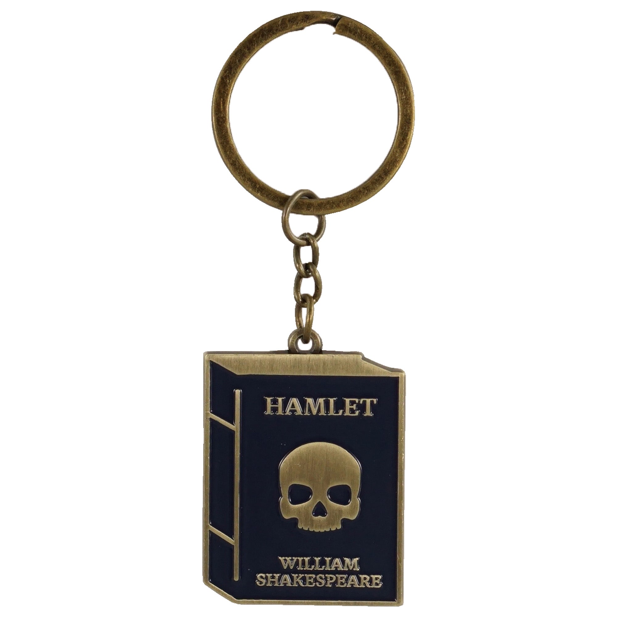 Shakespeare porte-clés Hamlet métal noir