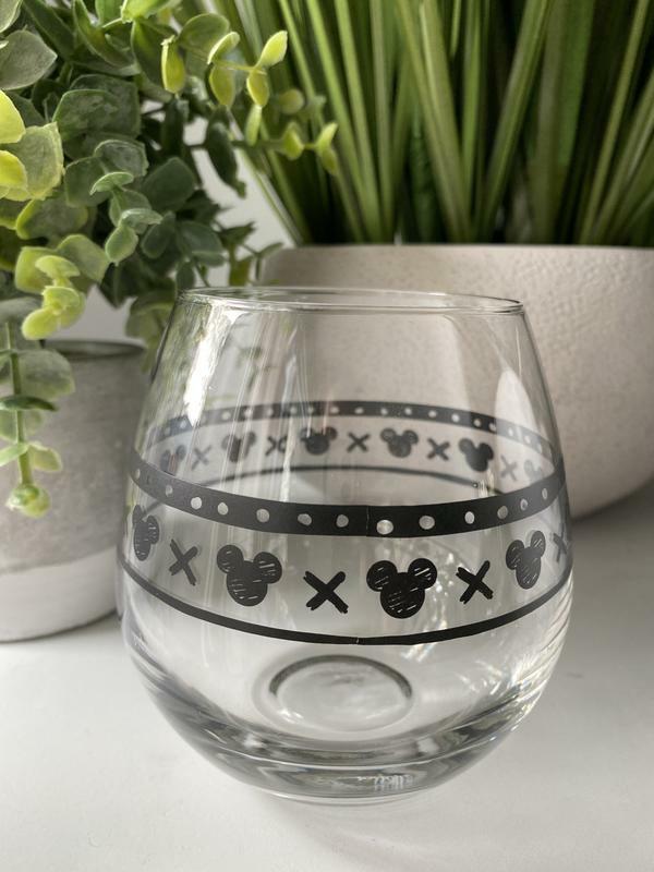 JoyJolt Geo Picnic verres vin sans pied Mickey 4x44 cl blanc