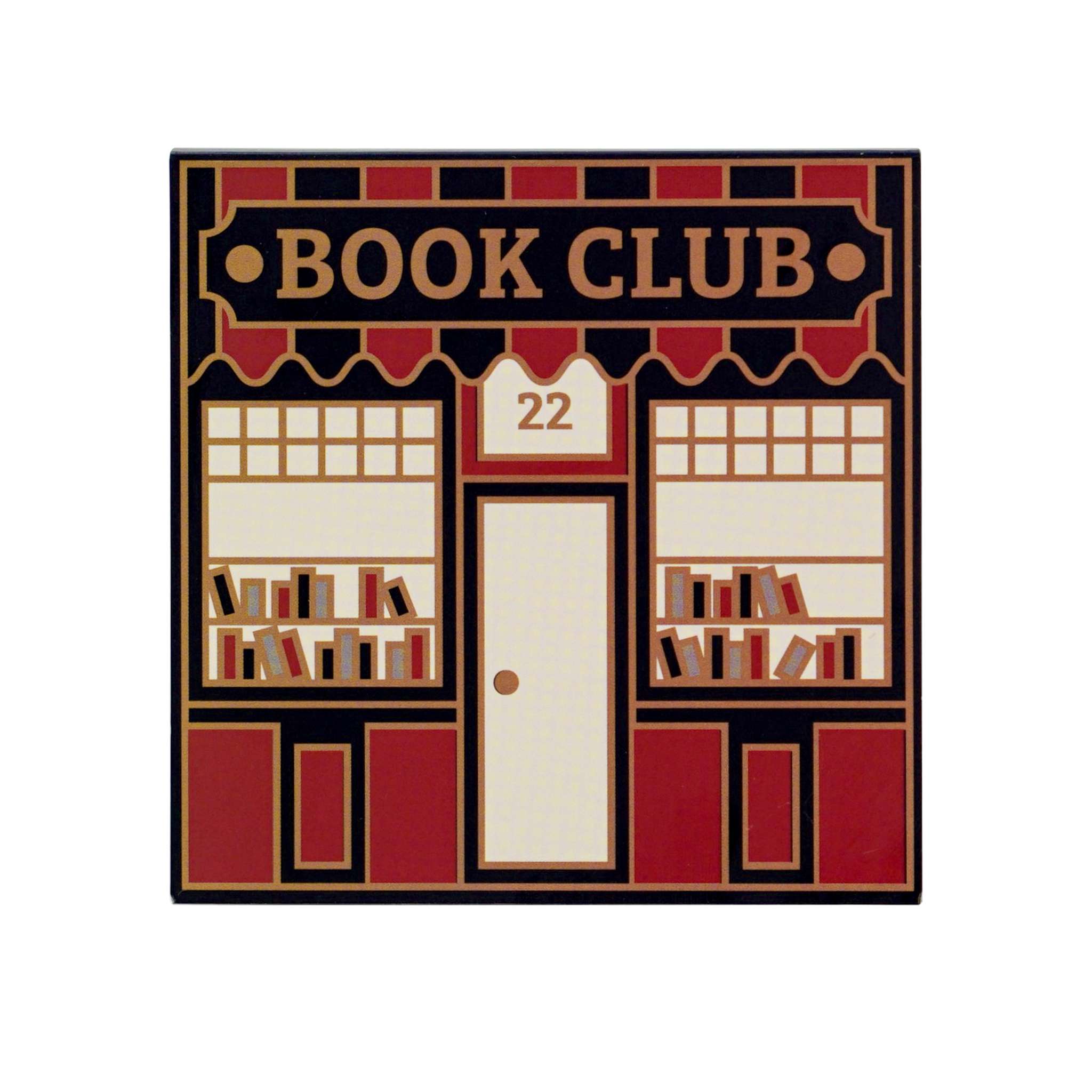 Pulteney Press Book Club carnet de poche rouge