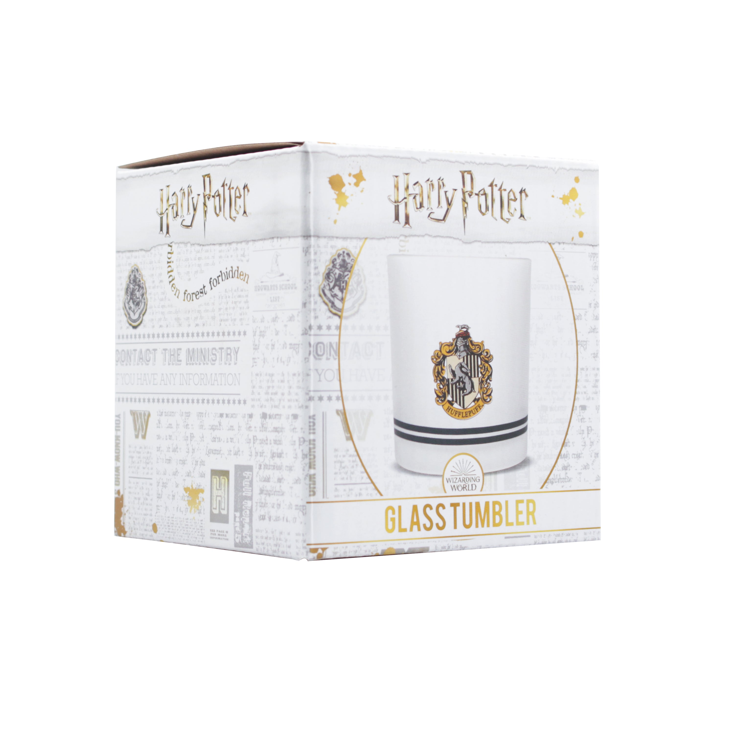 Harry Potter Poufsouffle verre 30 cl coffret jaune