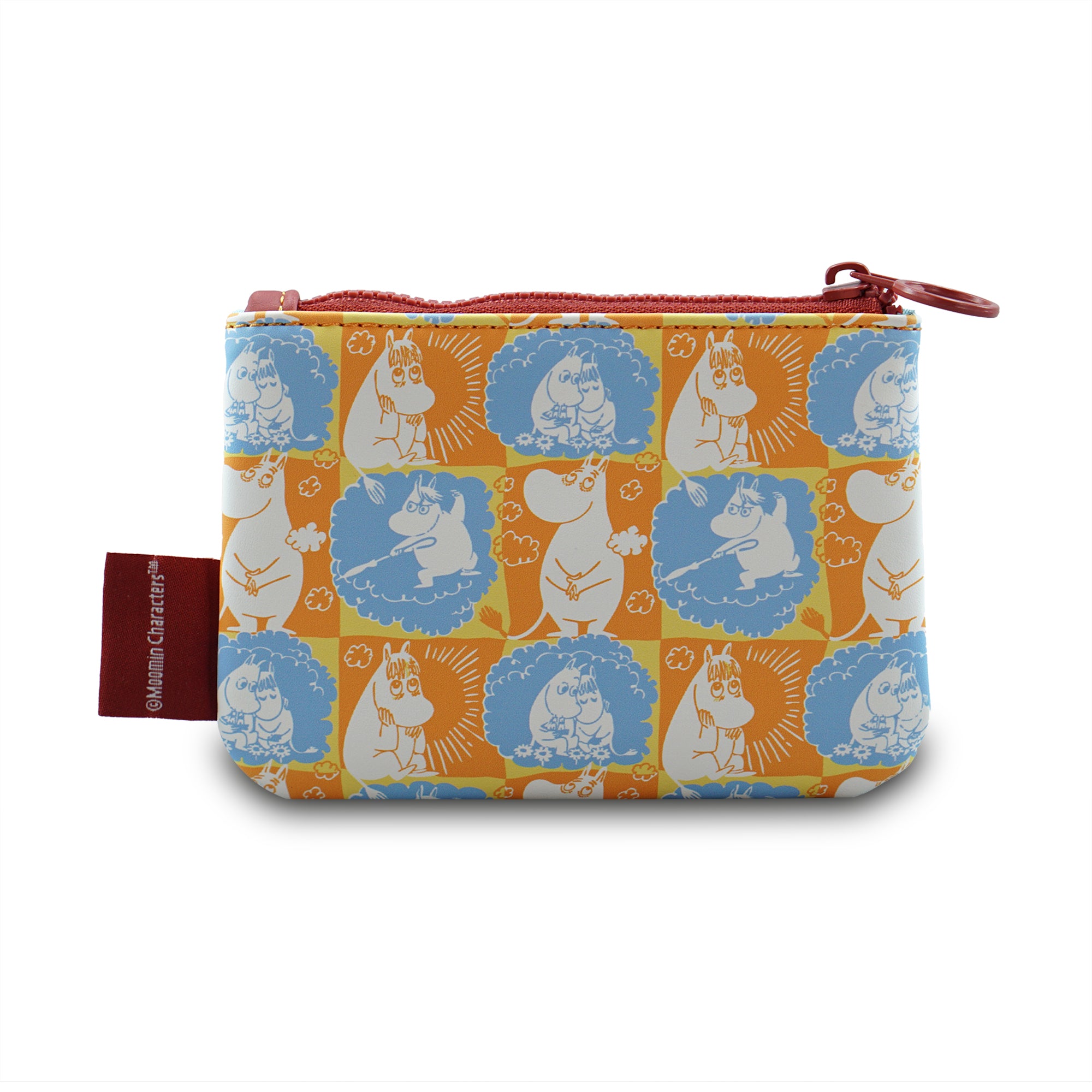 Moomin Daydreaming porte-monnaie 9x13 cm orange vegan
